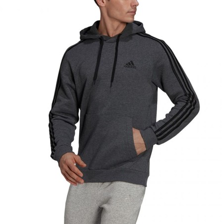 Felpa con cappuccio Adidas Essentials Fleece 3-Stripes M GK9082