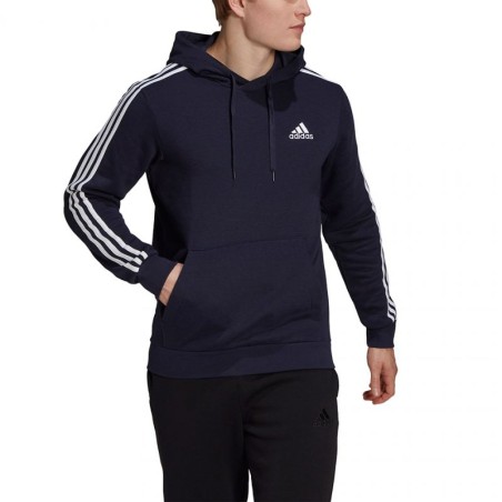 Adidas Essentials Fleece 3-Stripes Hoodie M GK9073