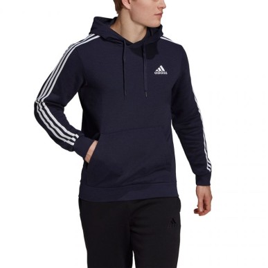 Felpa con cappuccio Adidas Essentials Fleece 3-Stripes M GK9073