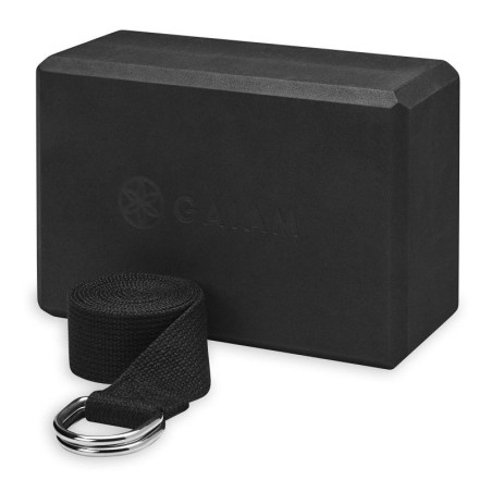 Cubo yoga Gaiam con cinghia 63248