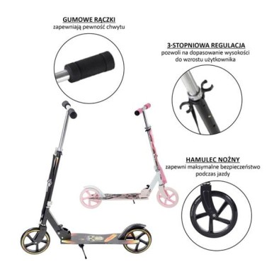 Scooter Nils Extreme HA205D NERO PU 205MM