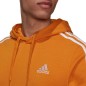 Adidas 3-Stripes Fleece Hoodie M H12188