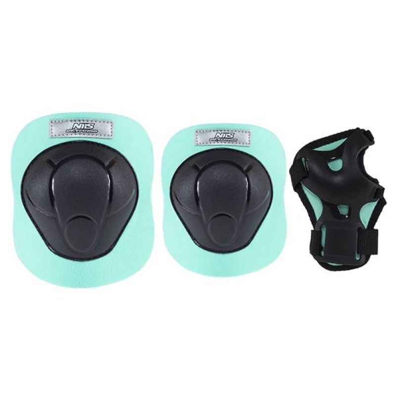 Set di protezioni Nils Extreme nero e menta H210 taglia L