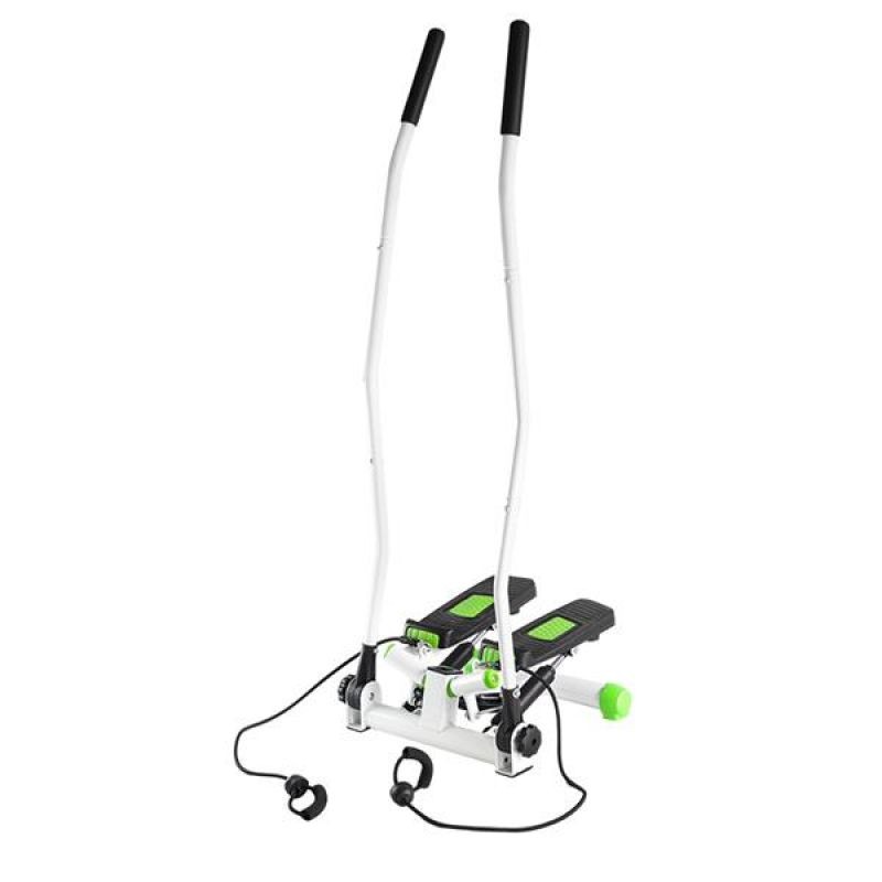 Stepper with movable arms and HMS S3085 cables, green and white