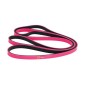 Exercise rubber HMS PINK-BLACK GU06 13x5x2250 mm