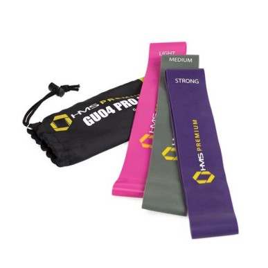 Exercise rubbers set HMS PRO SET GU04