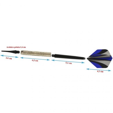 Darts Enero 6 pieces 1032993