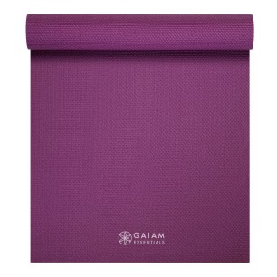 Tappetino yoga Gaiam Essentials 6 mm con cinghia 63313