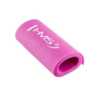 Pilates tape HMS TP01 PINK 0.7 x 120 x 1200 MM 17-34-022