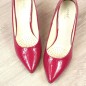 Pumps on a stiletto heel lacquered Juma W CIT2565I fuchsia