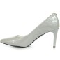 Pumps on a stiletto heel lacquered Juma W CIT2565J gray