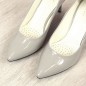 Pumps on a stiletto heel lacquered Juma W CIT2565J gray