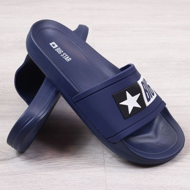 Beach slippers Big Star W DD274A265 navy blue