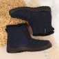 Waterproof snow boots with zipper NEWS W EVE181B navy blue