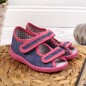 Home slippers Nazo Jr. TEX4B navy blue-pink