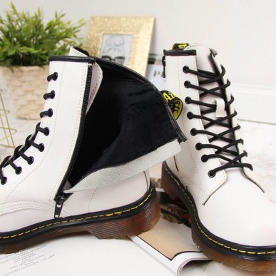 Insulated leather boots Filippo W PAW77B white