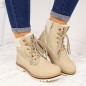 Insulated hiking boots NEWS W EVE249A beige