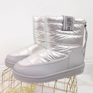 Insulated snow boots Big Star W II274118 silver