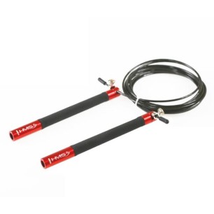 Fast skipping rope HMS SK54 black / red