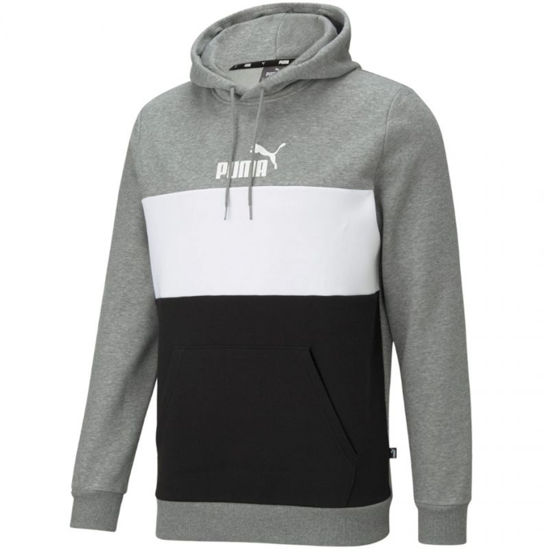 Felpa con cappuccio Puma ESS + Colorblock FL M 587917 03