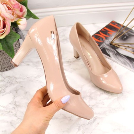 Sergio Leone W SK39J nude patent pumps