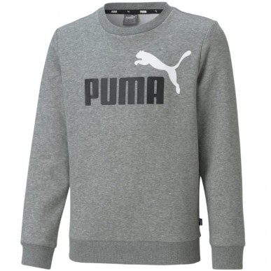 Felpa Puma ESS + 2 Col Big Logo Crew FL Jr 586986 03