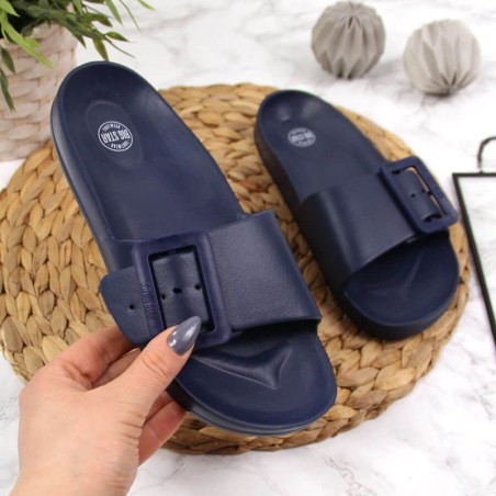 Beach slippers Big Star W FF274A388 navy blue