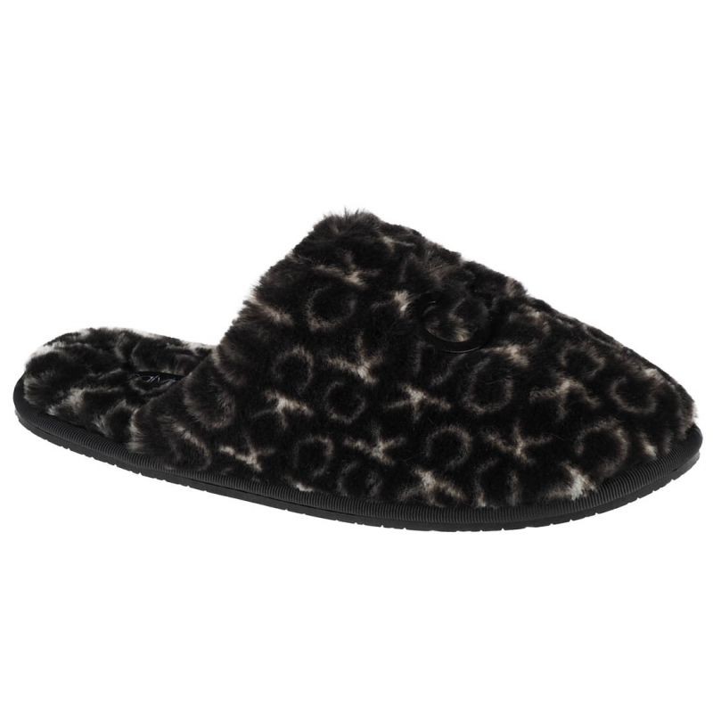 Calvin Klein Slipper Mule Fur Mono W HW0HW00536-0GK