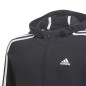 Felpa con cappuccio Adidas Essentials 3S Full-zip Jr GQ8356