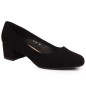 Sergio Leone W SK354C suede block pumps, black