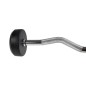 Fixed, broken, rubber barbell bar HMS GSL-10 10 kg