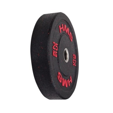 Piastra olimpica HMS RED BUMPER 25 kg HTBR25