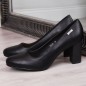 Pumps on the post of Sergio Leone W SK193A black