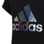 Maglietta con stampa metallizzata Adidas Dance Jr HD4407