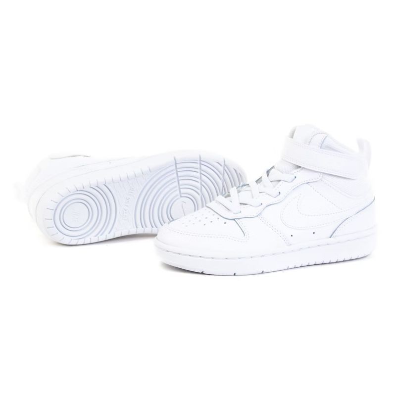 Nike Court Borough Mid 2 Jr CD7783-100