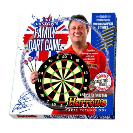 Harrows Champion Family Paper Dart Game bifacciale HS-TNK-000013077