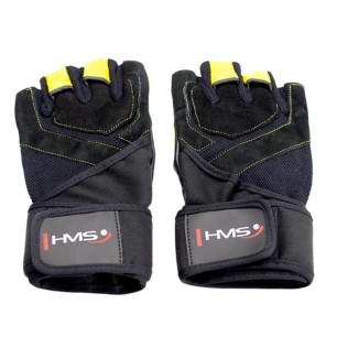 Guanti da ginnastica Nero / Giallo HMS RST01 XXL