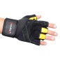 Guanti da ginnastica Nero / Giallo HMS RST01 XXL