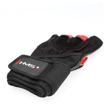 Black / Red HMS RST01 rM gym gloves