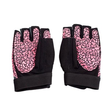 Gloves for the gym Pink / Gray W HMS RST03 rL