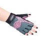 Gloves for the gym Pink / Gray W HMS RST03 rL