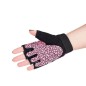 Gloves for the gym Pink / Gray W HMS RST03 rL