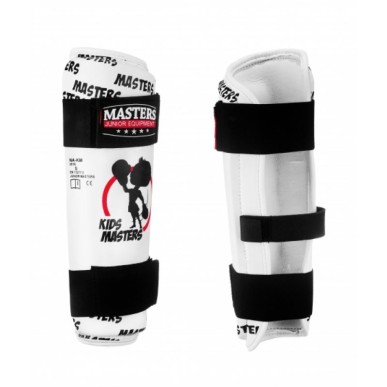 Shin Guards Masters MJE - NA-KM white 11021-KMS