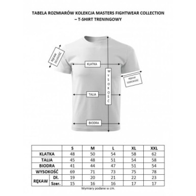 Masters Fightwear Collection "Warrior" training shirt M 06119-M