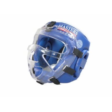 Casco da boxe Masters con maschera KSSPU-M (OMOLOGATO WAKO) 02119891-M02