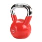 Kettlebell in ghisa con impugnatura cromata zigrinata HMS KTC06 RED