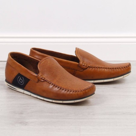 Leather loafers Bugatti M JJ153094 brown