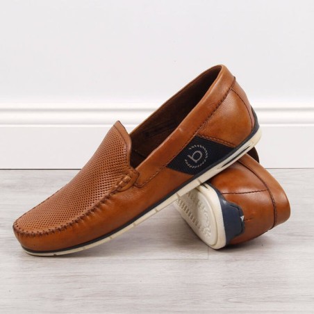 Leather loafers Bugatti M JJ153094 brown