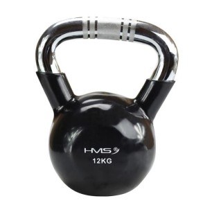 Kettlebell HMS KTC12 NERO maniglia zigrinata in ghisa