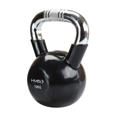 Kettlebell HMS KTC12 NERO maniglia zigrinata in ghisa